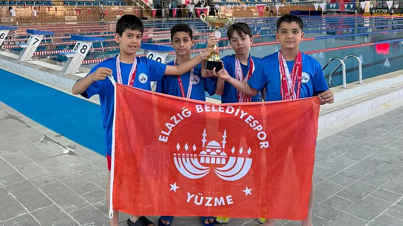 Elazığ Belediyespor Kulübü Yüzme Takımı'ndan önemli başarı