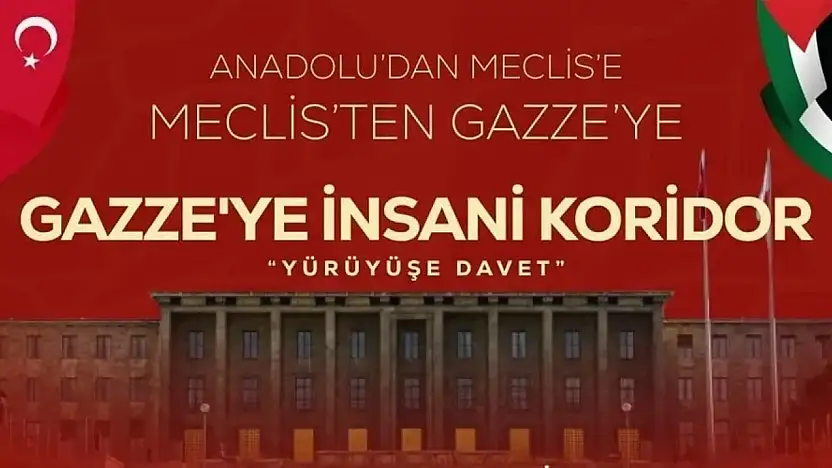 Elazığ'da Gazze için yürüyüşe davet