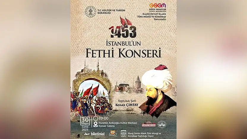 Elazığ'da, İstanbul'un Fethi konseri