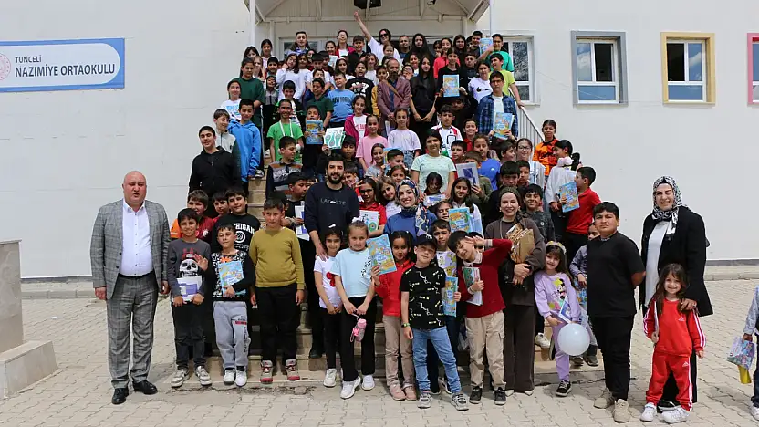 Elazığ İl Özel İdaresi Bilim Merkezi, köy okullarında çocuklarla buluştu