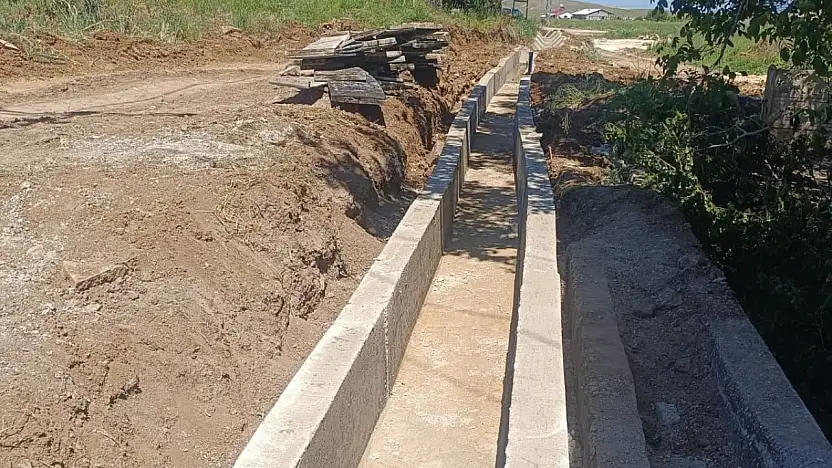 Elazığ Tadım Köyü sulama suyu tesisi bakım onarım işi