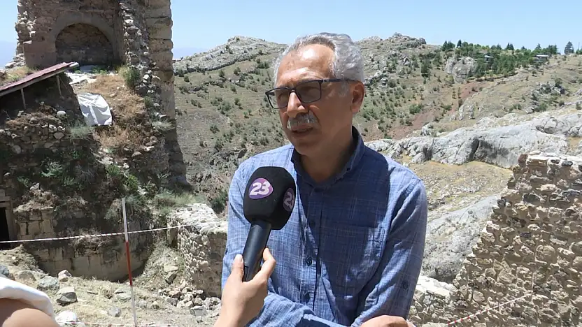 Harput Kalesi'nde kazı çalışmaları devam ediyor
