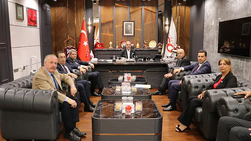İYİ Parti heyetinden Başkan Alan'a ziyaret