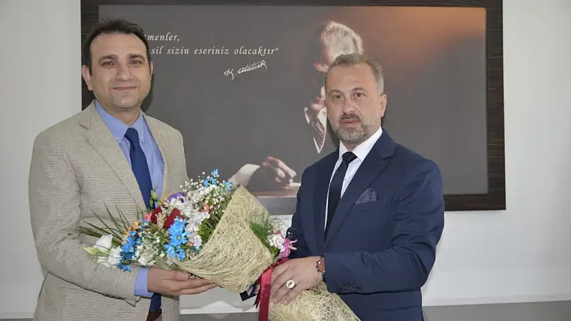 Müdür Yiğit, veda etti