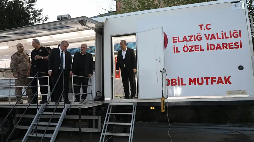Vali Numan Hatipoğlu Mobil Mutfak Tırını İnceledi