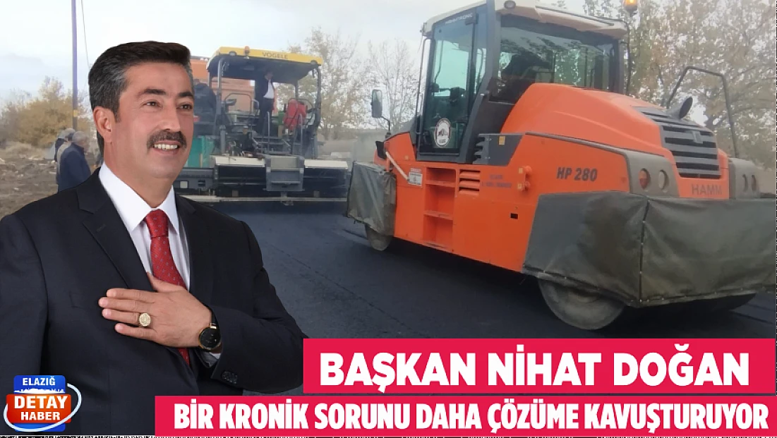 Başkan Nihat Doğan, bir kronik sorunu daha çözüme kavuşturuyor