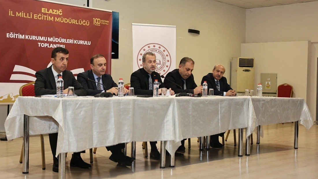 Eğitim kurumu müdürleri kurulu toplantısı gerçekleşti