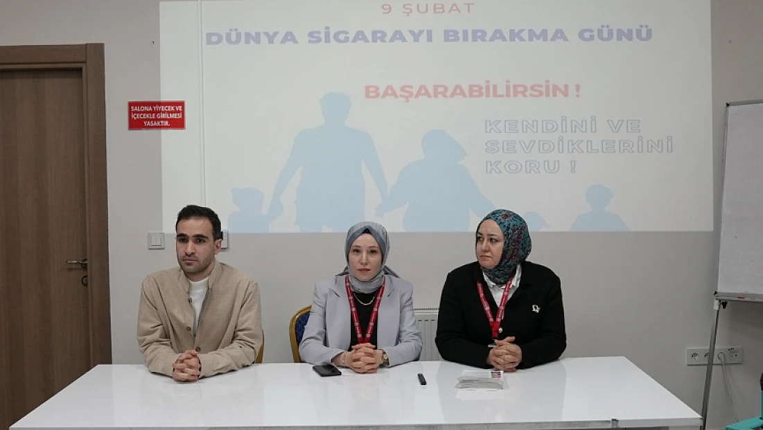 Elazığ Belediyesi’nden Dünya Sigarayı Bırakma Günü’nde farkındalık programı