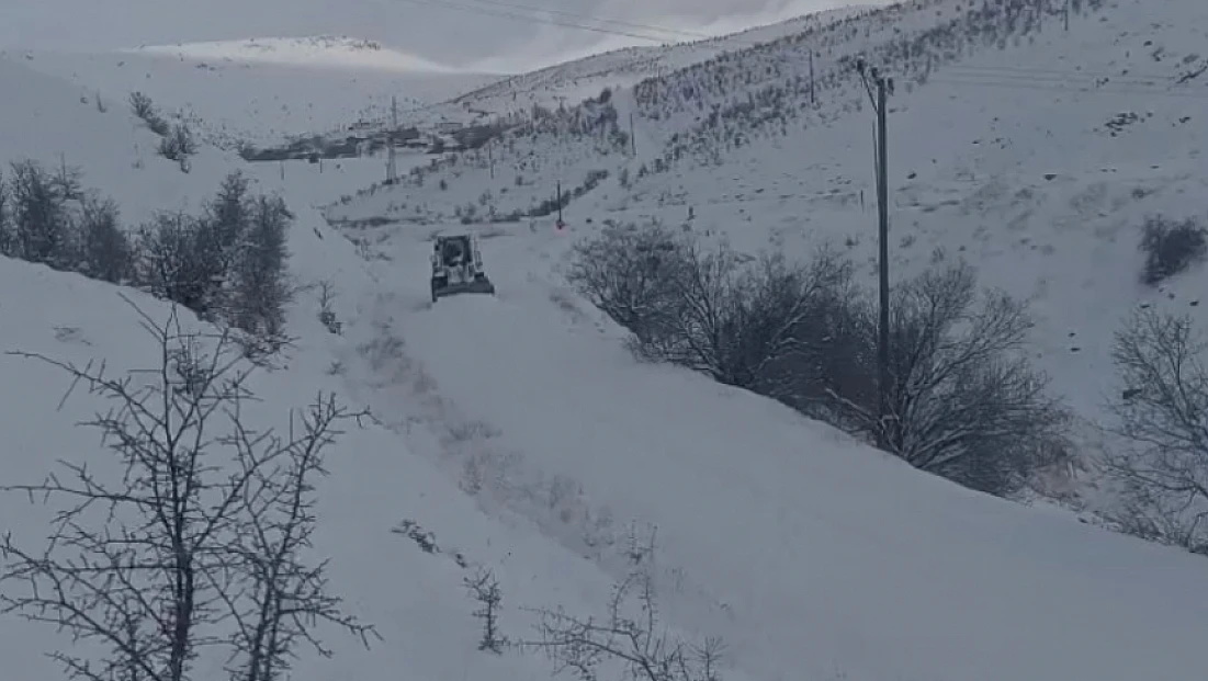 Elazığ’da bir çok köy yolu ulaşıma kapalı