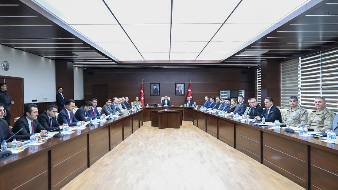Elazığ’da güvenlik ve asayiş koordinasyon toplantısı