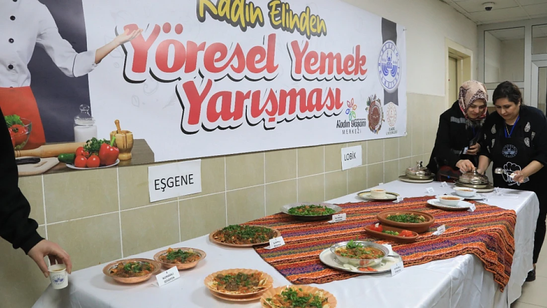 Elazığ’ın yöresel yemekleri yarıştı