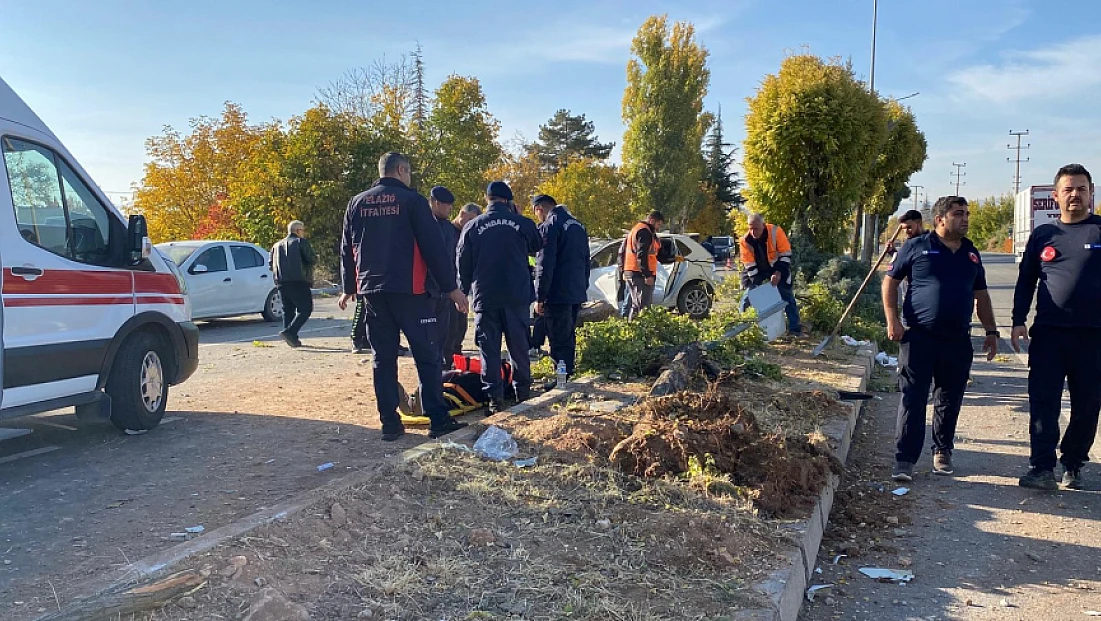 Elazığ - Malatya karayolunda feci kaza