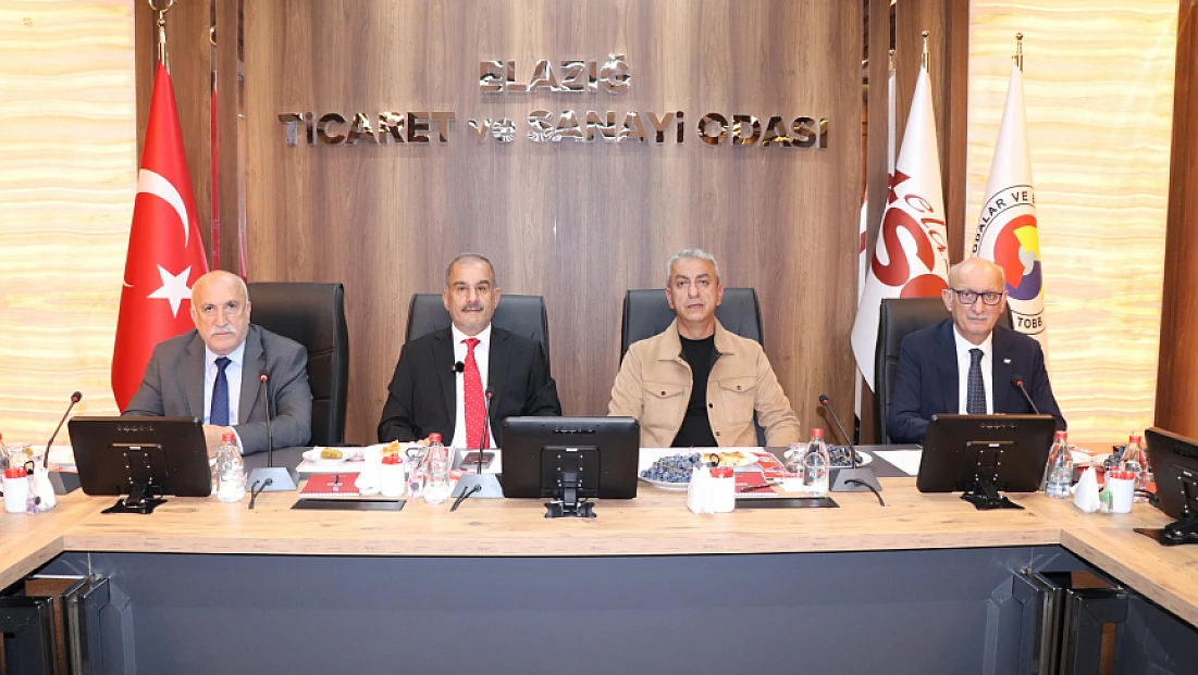 Elazığ TSO Ekim ayı meclis toplantısı gerçekleştirildi