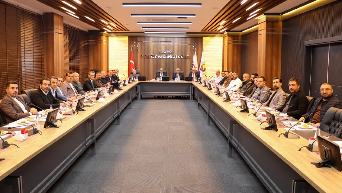 Elazığ TSO Kasım ayı meclis toplantısı gerçekleştirildi