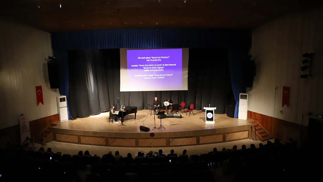 Fırat Üniversitesinde ‘Piyano Eşliğinde Eserler Konseri’ düzenlendi