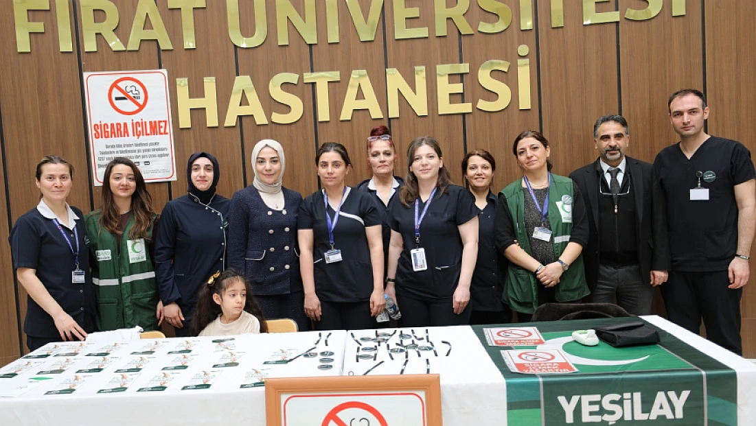 FÜ Hastanesinde Dünya Sigara Bırakma Günü Kapsamında farkındalık standı