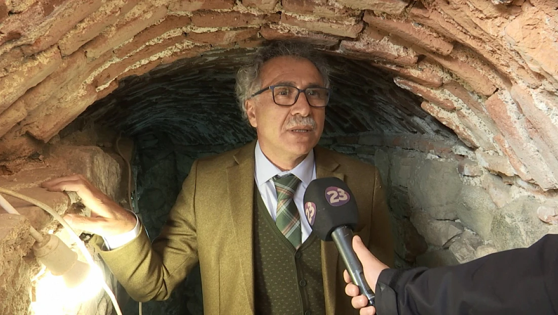 Harput Kalesi’nde bulunan gizli geçidin çalışmaları tamamlandı