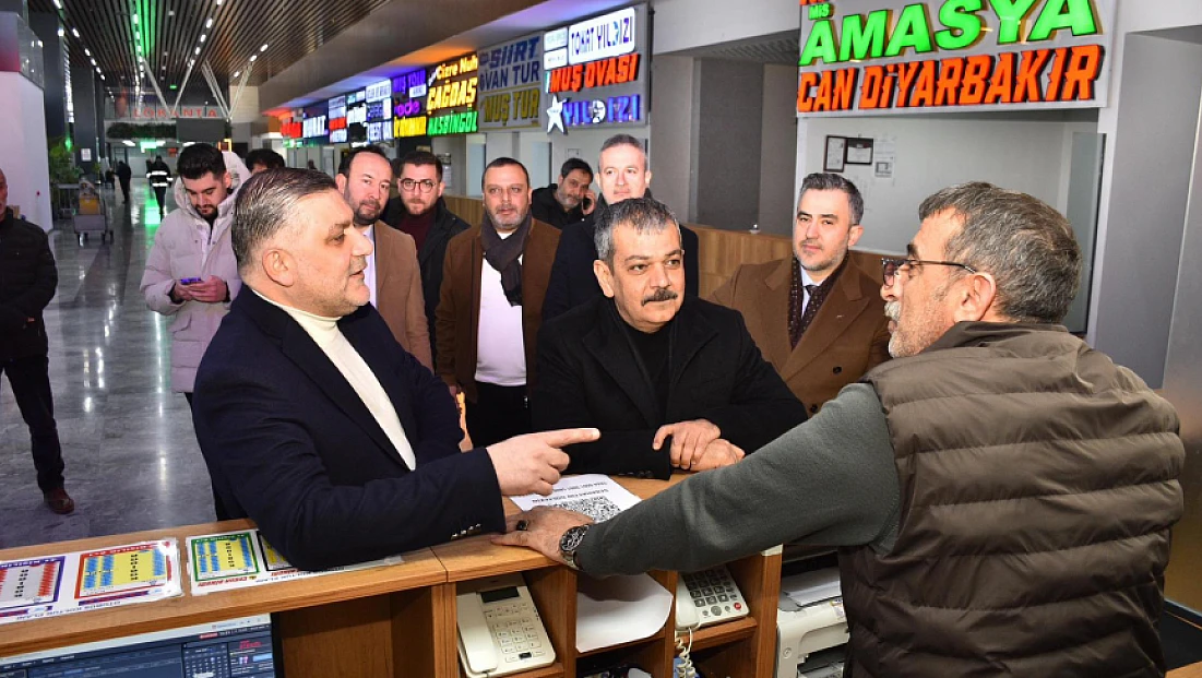 Keleş’ten, Elazığ Şehirler Arası Otobüs Terminali’ne ziyaret