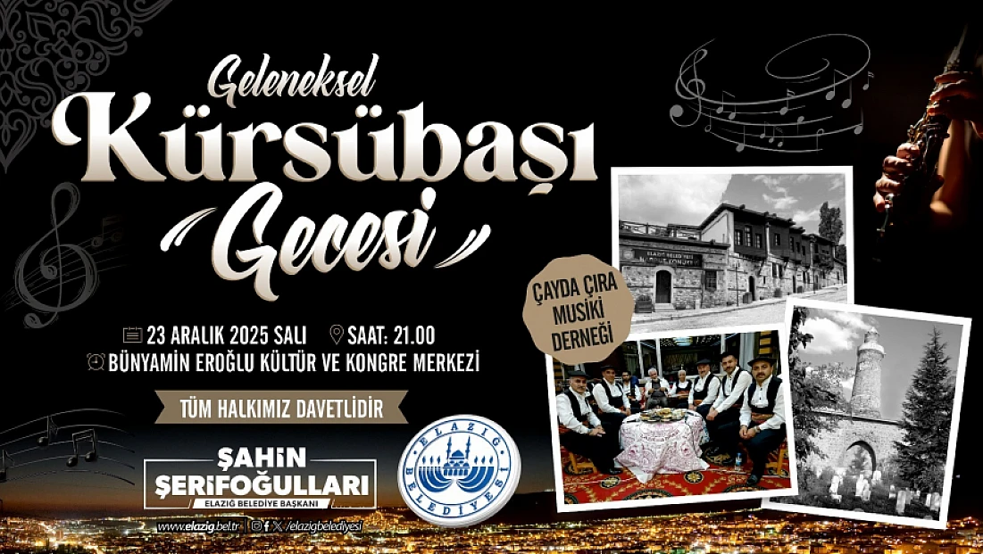 Müsiki Derneklerinden Kürsübaşı Gecesi