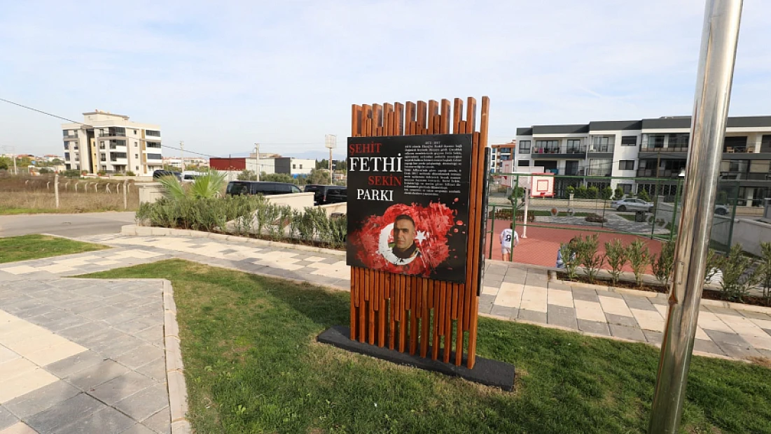 Şehit Fethi Sekin Parkı, Menderes’te hizmete açılıyor