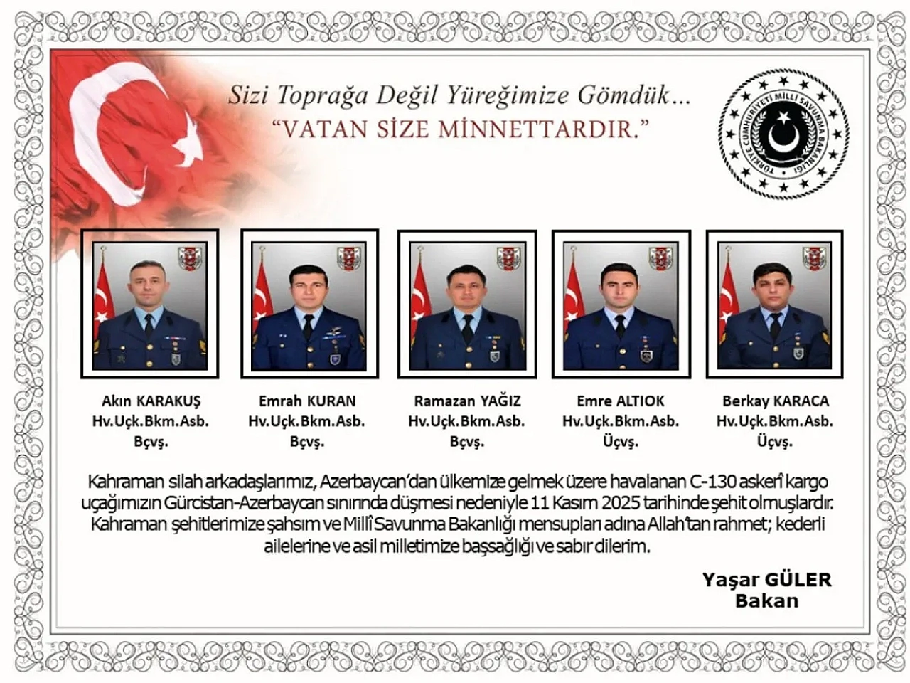 MSB acı haberi duyurdu! 20 Askerimiz şehit