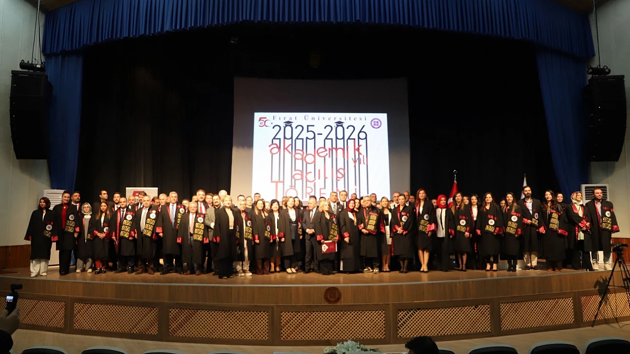 Fırat Üniversitesi 2025-2026 akademik yılı açılış töreni yapıldı
