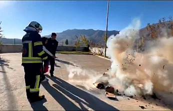 Arıcak İlçe Devlet Hastanesi'nde yangın ve tahliye tatbikatı