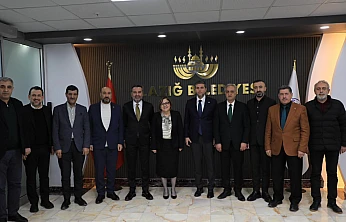Başkan Şahin'den Başkan Şerifoğulları'na ziyaret
