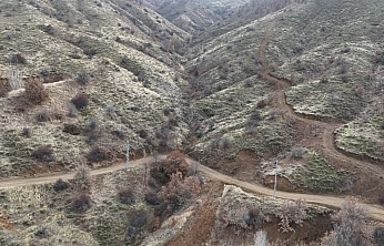 Baskil'in kayısı bahçelerine modern sulama desteği