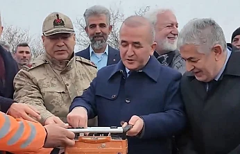 Cevizdere Köyü Yeni Cami için temel atma töreni düzenlendi