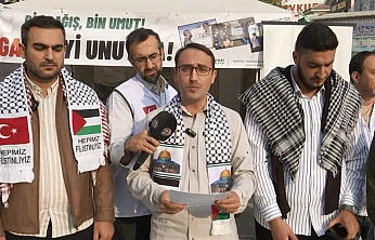 EL AKSA Platformu'nun Gazze nöbeti devam ediyor