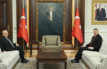 Mehmet Ağar'dan, İçişleri Bakanı Çiftçi'ye ziyaret