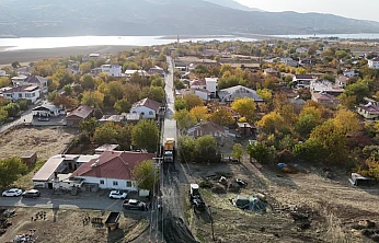 Muratbağı Köyü'nde BSK asfalt çalışması