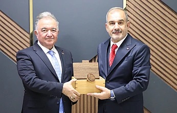 Osmaniye TSO heyetinden Başkan Alan'a ziyaret