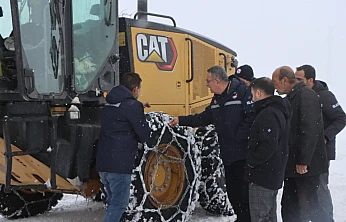 Özel idare karla mücadele çalışmalarını sürdürüyor