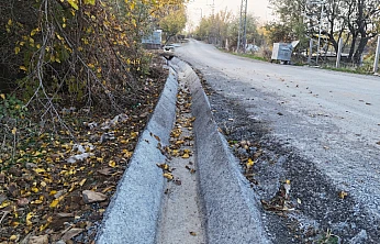 Palu'nun Güllüce ve Keklikdere köylerinde sulama kanalı çalışmaları