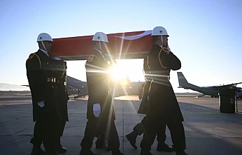 Şehitlerimize hüzünlü veda