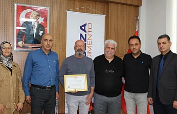 Seza Çimento'ya 'Beslenme Dostu ve Fiziksel Aktiviteyi Destekleyen İş Yeri' belgesi