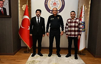 Türk Büro-Sen'den İl Emniyet Müdürü Karayel'e ziyaret
