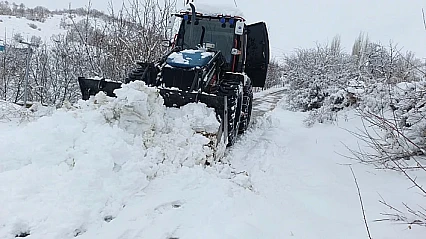 Elazığ'da 93 köy yolu ulaşıma kapalı