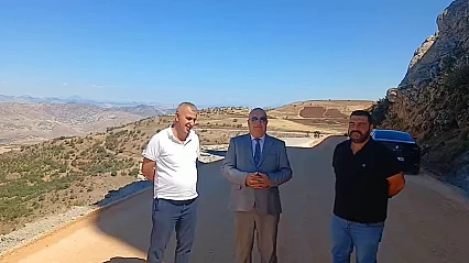İl Özel İdaresi Anguzu Baba yolunda çalışmalarını sürdürüyor
