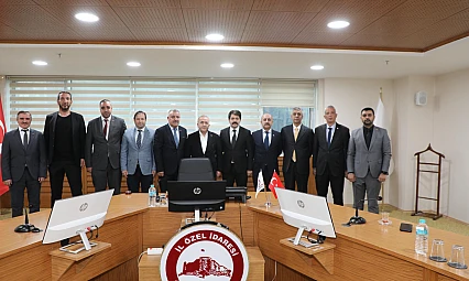 Başkan Bankur Vali Hatipoğlu ile görüştü