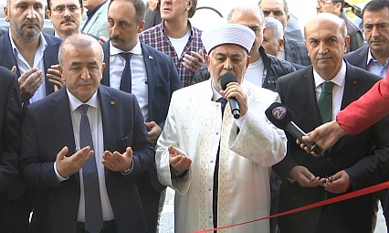 Hacı Ahmet Saraç Camii ibadete açıldı