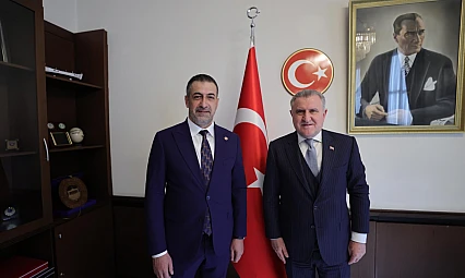 Işıkver, Bakan Bak ve Uraloğlu ile görüşerek her iki bakanlıktan taleplerde bulundu