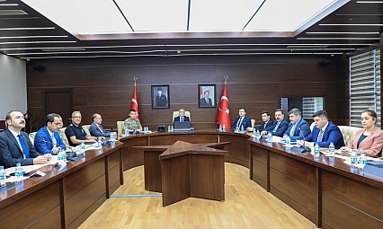 Vali Hatipoğlu Başkanlığında il güvenlik ve asayiş koordinasyon toplantısı gerçekleşti
