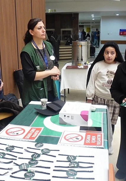 FÜ Hastanesinde Dünya Sigara Bırakma Günü Kapsamında farkındalık standı