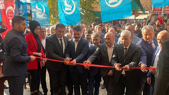 Baskil Ülkü Ocakları ilçe başkanlığı açıldı