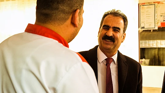 İYİ Parti heyetinden esnaf ziyareti