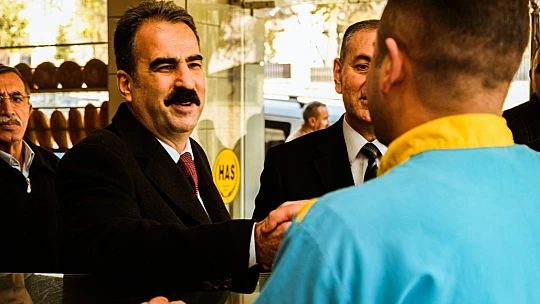 İYİ Parti heyetinden esnaf ziyareti