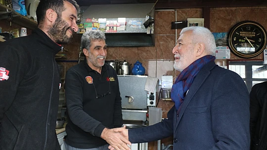 MHP Adayı Aygen Esnaf Odalarını Ziyaret Etti
